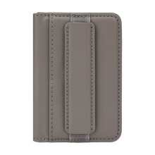 Magnetic Phone Card Wallet with Elastic Strap, Slim MagSafe-Compatible for iPhone 17/16/15/14/13/12 Pro/Max/Plus & Other Smartphones