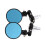 CNC Foldable Round Mirrors 1 Pair 22mm Handlebar Mount Mirror 6.6cm for 2