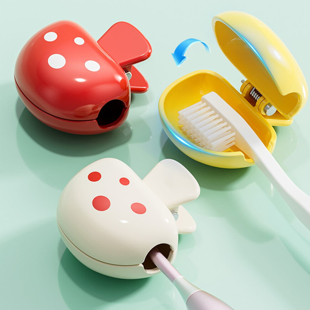 Mushroom Toothbrush Cover Dustproof Portable Travel Cap 1 9101399875697