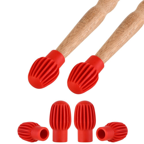 Drumstick Silent Cover Red 8 Pieces