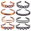 8PCS Hair Bands for Women Wave Shape Versatile Usage Chic Design Makeup Application 2