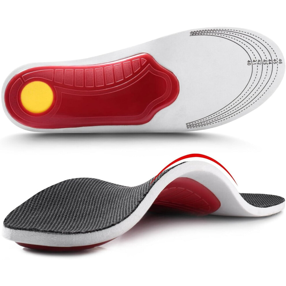 Orthotic Insoles for Flat Feet and Arch Pain Relief Size M