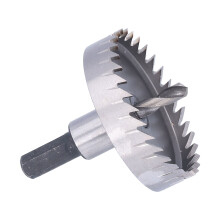 Hochgeschwindigkeitsstahl-Bohrkrone 60 mm Durchmesser für Aluminium-, Stahl- und Kunststoffplatten
