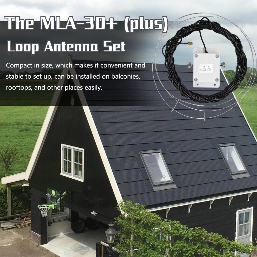Mla-30+ Loop Antenna Active Receive, 0.5-30 Mhz, Compact & Directional 4951391535595
