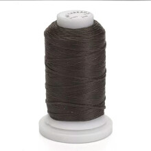 76 Yards/Roll 1mm Flat Waxed Polyester Cords Leather Craft Sewing String Threads-Coffee