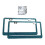 Bling Car License Plate Frame High Performance Decorative Sturdy Accessories Blue 4