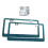 Bling Car License Plate Frame High Performance Decorative Sturdy Accessories Blue 5