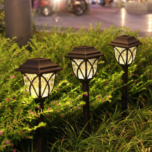 Naxoaeo Solar Pathway Lights – Waterproof, Super Bright Filament LED Metal Garden Lights for Lawn, Patio, Walkway, Yard – Compatible with Outdoor