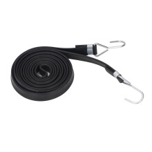 10-Pack Heavy-Duty 2cm Black Bungee Straps with Hooks – 3.5m Elastic Cords for Outdoor, Transport & Secure Tasks