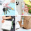 Silicone Focal Round Cube Beads 58 pcs 6