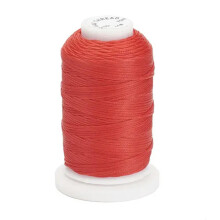 76 Yards/Roll 1mm Flat Waxed Polyester Cords Leather Craft Sewing String Threads-Red