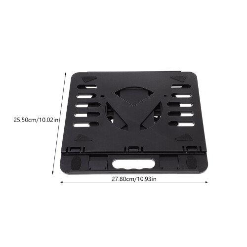 Portable Rectangular Laptop Riser For Desk With Heat Dissipation Function 10.93X10.02X0.79in 1 Set 1