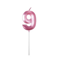 Candles & Holders Clearance Number Birthday Candle Age Candle Cake Decoration Party Supplies Pink 9, Candles And Candle Holders Clearance Sale
