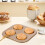 Ταψί για cupcakes 4 φλιτζανιών, αντικολλητική φόρμα ψησίματος, εύκολο στο καθάρισμα 5