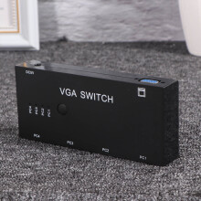 1Pcs VGA Video Box Adapter Converter Metal Plastic for LCD PC Devices out 5.9 x 2.6 x 1.