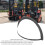 Forklift Rearview Mirror – Wide‑Angle Semicircular Convex, Adjustable, Shock‑Resistant, Easy Install 5
