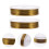 Galvanized Iron Wire Golden Thin Wire 2 Rolls 2.59X2.59X0.63in 1