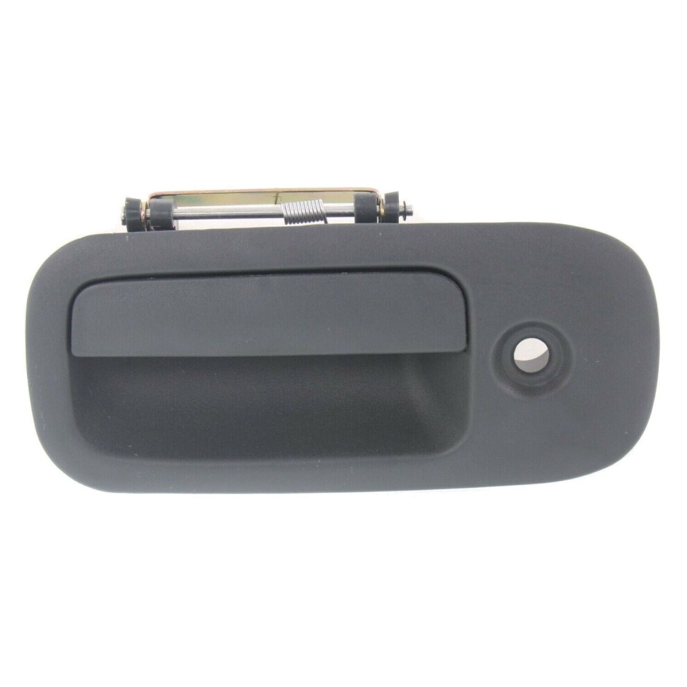 Exterior Door Handle, Front Driver Side, Textured, With Key Hole, Compatible With Chevy Express & Gmc Savana 1996Â2002 Gray 9152228700116