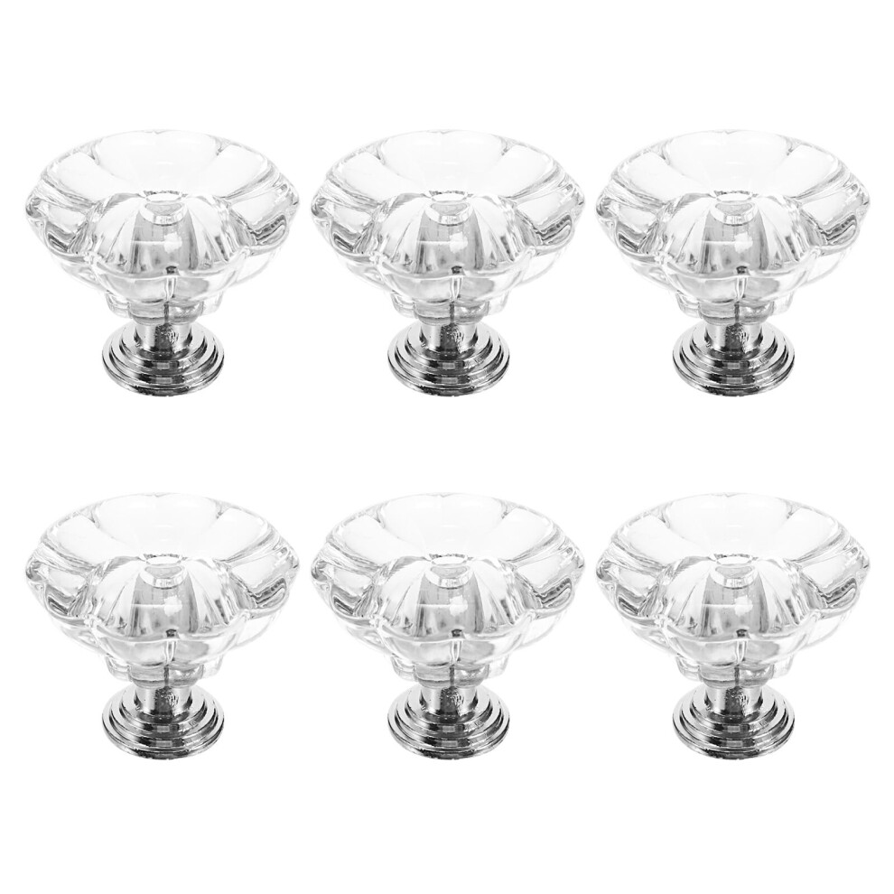 6Pcs Cupboard Cabinet Drawer Door Knobs Pull Handles 9152228700253