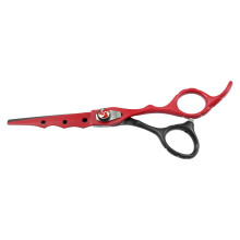 Professional Hair Cutting Shears 6.5inch Steel Razor Edge Barber Scissors Red