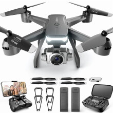 (LK-LTD)--Professional Drone 6K HD Dual Camera Wifi FPV Portable RC Quadcopter 2 BATTERY,Drones Suitable For Adults & Beginners.--(fd15k44'\])