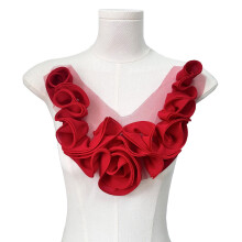 Handmade Flower Fabric for Clothing Repair and Craft