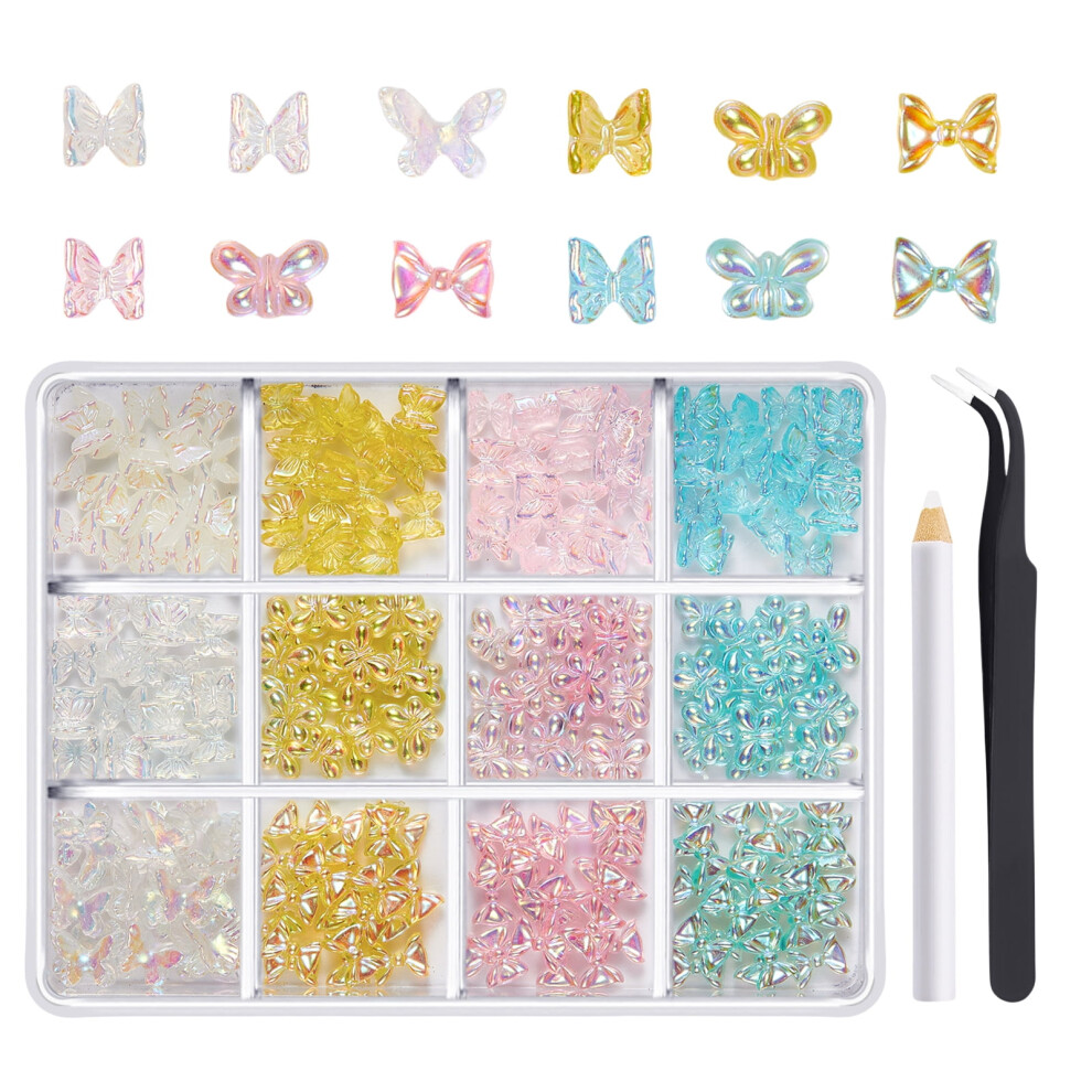 1Box Nails Charm for Nails 3D Nails Rhinestones Nails Decorations Professional Craft Nails Art Supplies for Women