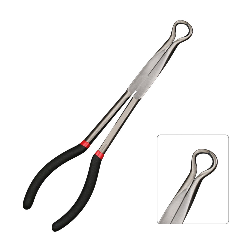 Extended Needle Nose Pliers For Automotive Plug Removal, High Voltage Wire Disassembly Tool Â Carbon Steel, Ergonomic Non-Slip Handles, Compatible 9130661082327