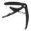 Glossy Black ABS Guitar Capo with Metal Spring for Stringed Instruments 2