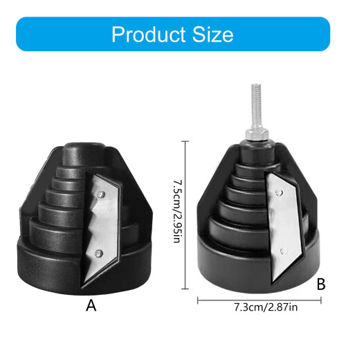 Pipe deburring tool ergonomic durable for metal plastic 2