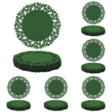 12PACK Round Felt Placemats Heat Resistant Non-Slip Table Mats – Perfect for Parties, Holiday Buffets & Housewarming Gifts