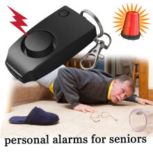 Emergency Alarm with Push Button and Keychain Clip 130dB