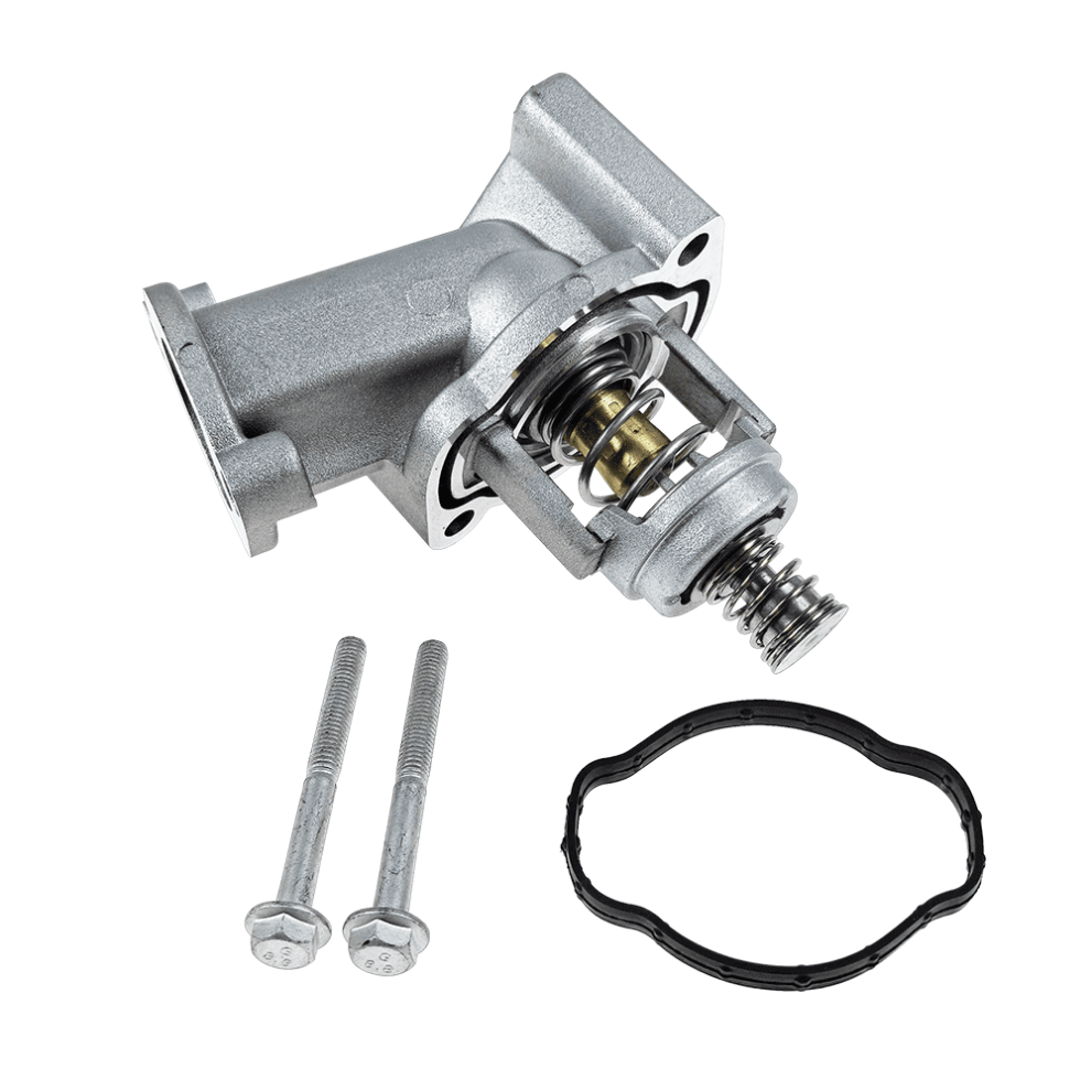 Engine Coolant Thermostat Housing Assembly Compatible With Cadillac Ats/Cts/Ct6/Ct5, Chevy Camaro/Colorado, Gmc Canyon | Oe 15-81889, 12647180, 9170372286409