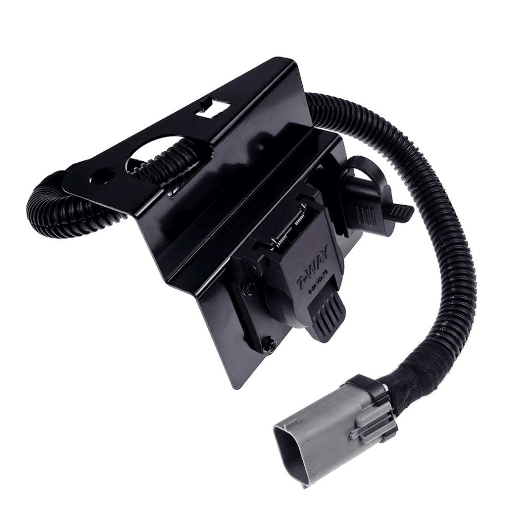 4&7-Pin Trailer Wiring Harness W/Bracket | Compatible With 2002Â2004 Ford F250/F350 Super Duty | Oe# 2C3z-13A576-Da 9170372286546