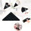 Triangle Carpet Pads Secure Stabilize Rugs with Advanced PU Material for Enhanced Floor and 8PCS 4