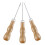 Sewing Awl with Wooden Handle for Leather Stitching - 3