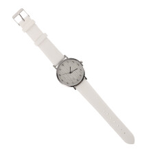 FRCOLOR 1Pack Einfache Armbanduhr for Women Classic Style Quartz Watch with Leather Strap 9.4X1.6X0.3In
