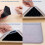 Triangle Carpet Pads Secure Stabilize Rugs with Advanced PU Material for Enhanced Floor and 8PCS 7