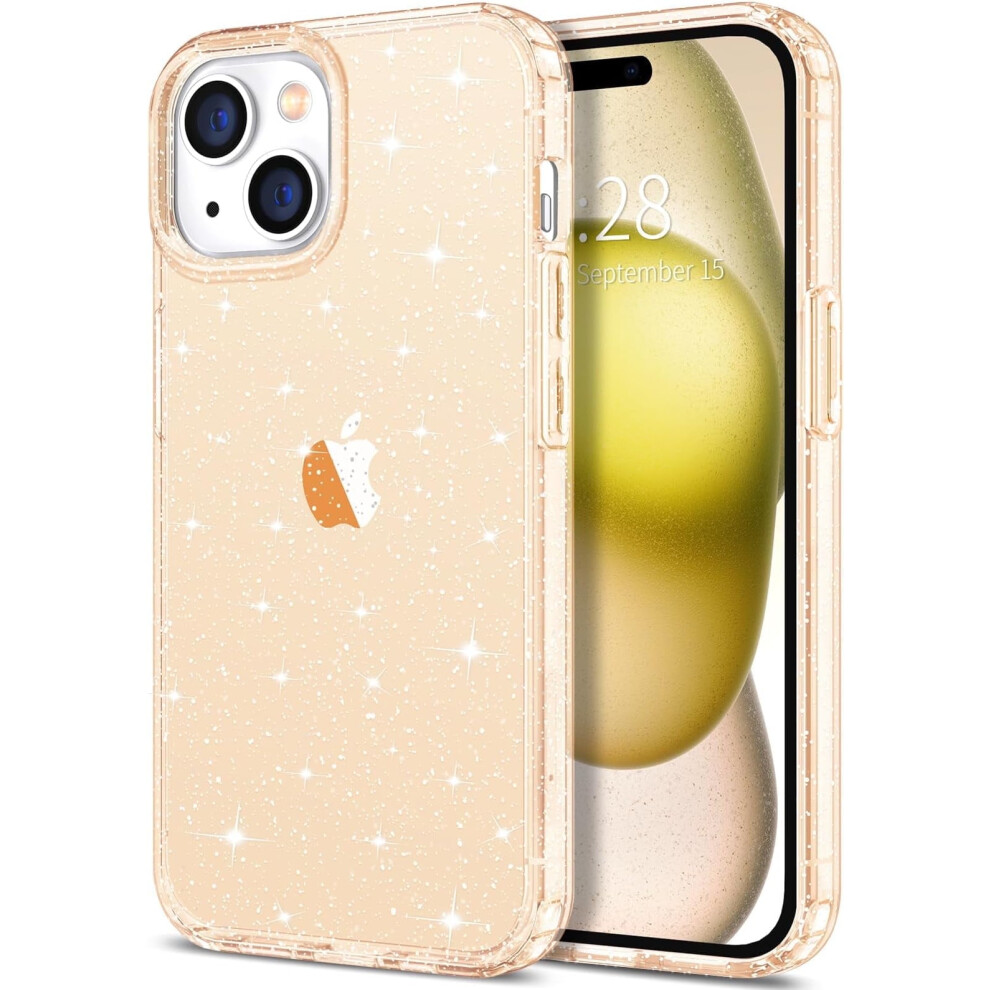 Glitter Iphone 12 & 12 Pro Case Â Anti-Scratch, Shockproof, Slim Bumper, Beige (Compatible With Iphone 12/12 Pro) Cream 9170372288830