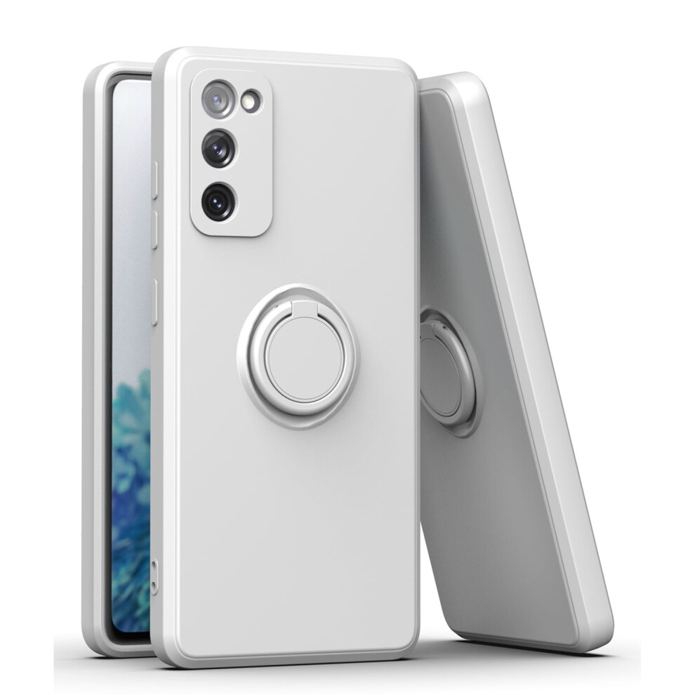 Galaxy S20 Fe Case With 360 Magnetic Ring Kickstand, Soft Tpu Shockproof Cover Â Compatible With Samsung S20 Fe 5G (6.5"), White 9170372288823