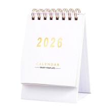 2026 Desktop Flip Calendar, Portable Foldable Design For Daily Planning Scheduling, Ideal For Home Office School Use