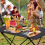 Portable Folding Table – Durable, Quick-Fold & Roll-Up, Scratch-Resistant, Ideal for Camping/Picnic/BBQ (Large/Medium/Small) 5