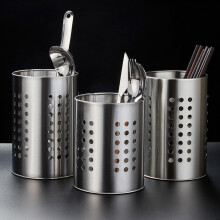 Stainless Steel Chopstick & Utensil Holder – Heavy-Duty, Rust-Resistant, Perforated for Airflow