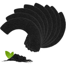 Triani 8Pcs Carbon Filters Compatible with Litter Robot 4, Thickened & Durable, Odor-Absorbing, Moisture-Control, Fresh Home (Black)