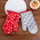 2Pcs Heat Resistant Thick Oven Gloves Dot Mitts Microwave Insulation Ovenware Baking Bakeware Tools Kitchen Accessories Red A 5