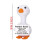 Mini crochet animals emotional support desk decor with 3