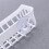 Kitchen Bathroom Multi-functional Plastic Double Sucker Wall Hanging Storage Rack Storage Rack (White) 4