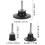 ULTNICE mini sanding bands disc pad holder black iron 3 6