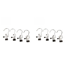 Porte-bottes portable avec pinces – Organisateur de placard peu encombrant pour bottes, jeans, chapeaux, serviettes ; compatible avec les barres