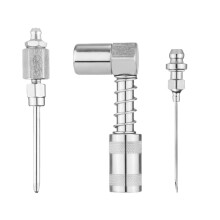 Grease Needle, Grease Fittings Stainless Steel Grease Adapter Kit Grease Tips, Grease Adapter, Portable Needle Tip Adapter For Women, Men, Adult